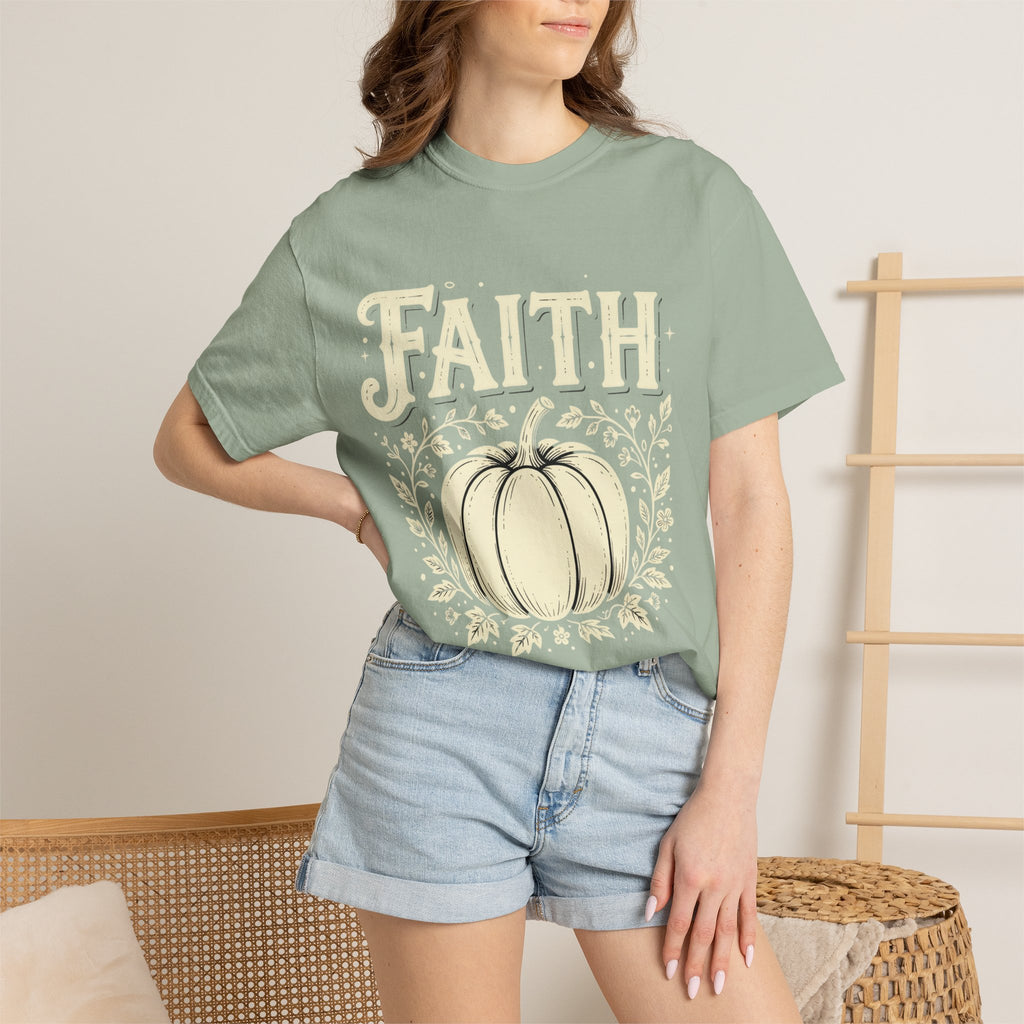 Faith + Pumpkin: Comfort Colors Tee