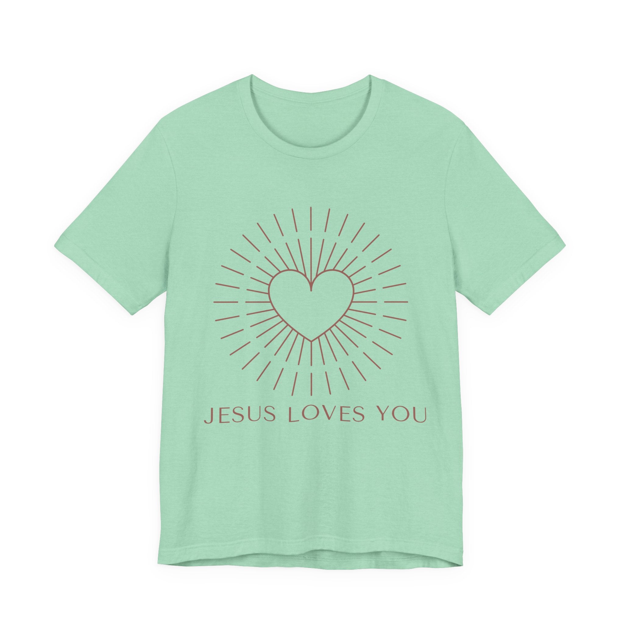 Jesus Loves You Heart Tee