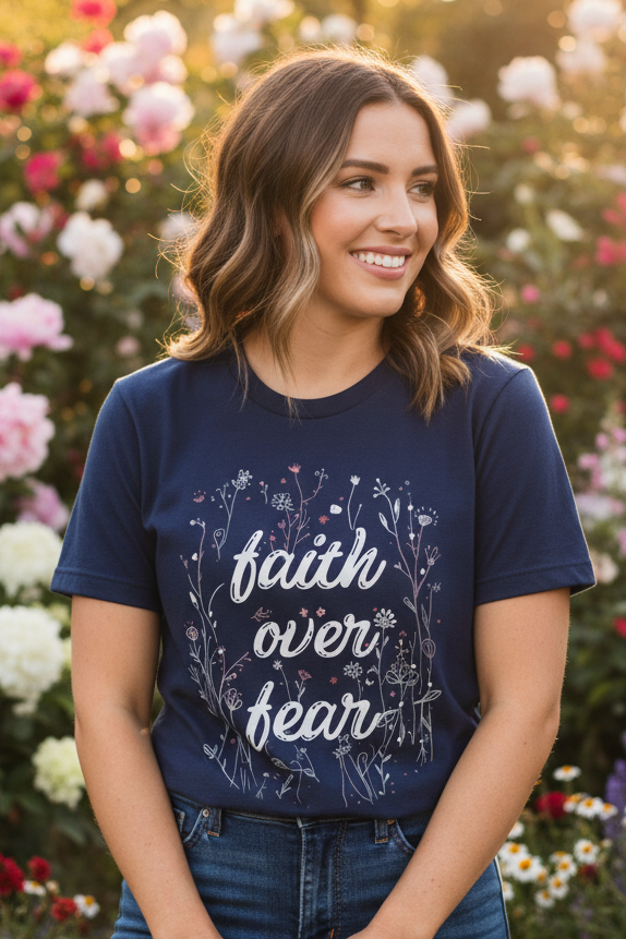 Faith over Fear: Comfort Colors Tee