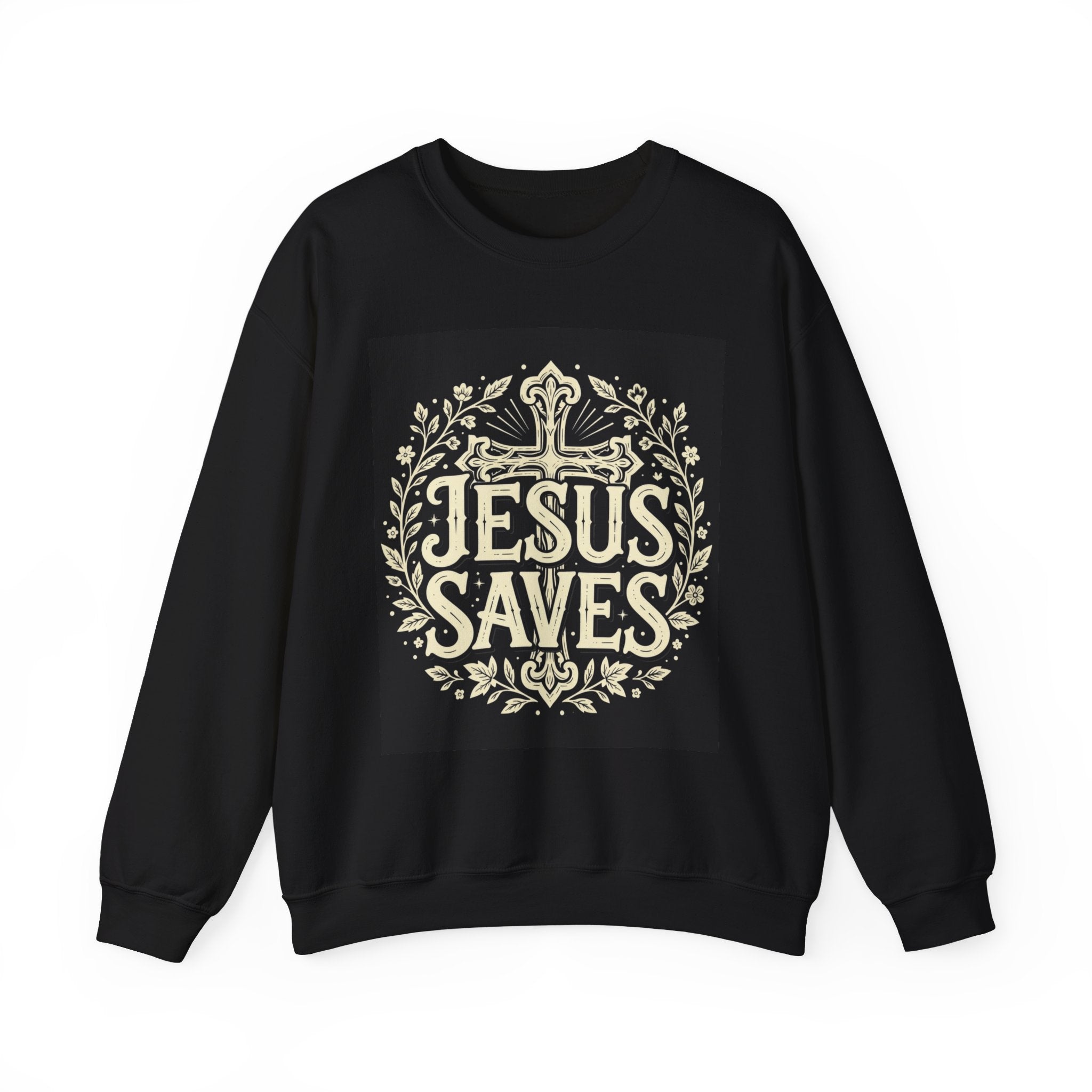 Jesus Saves: Crewneck Sweatshirt