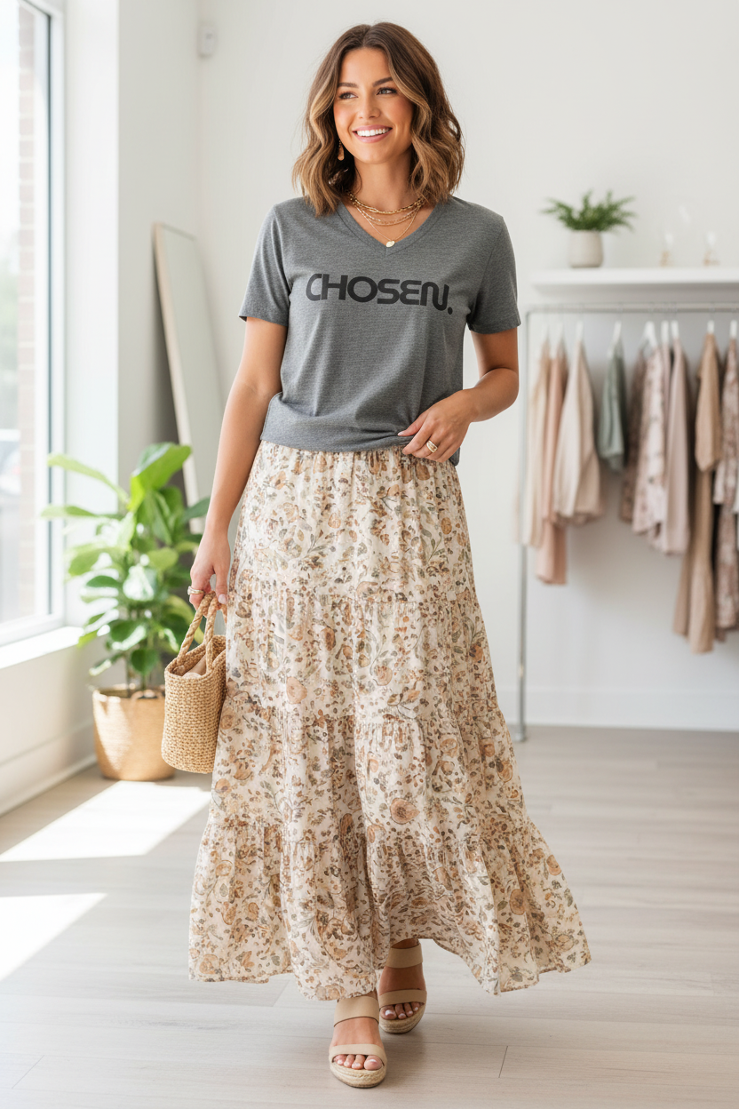 Chosen V-Neck Tee