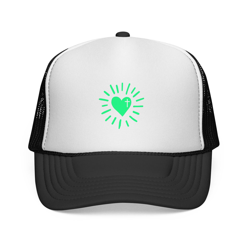 Neon Heart Trucker Cap
