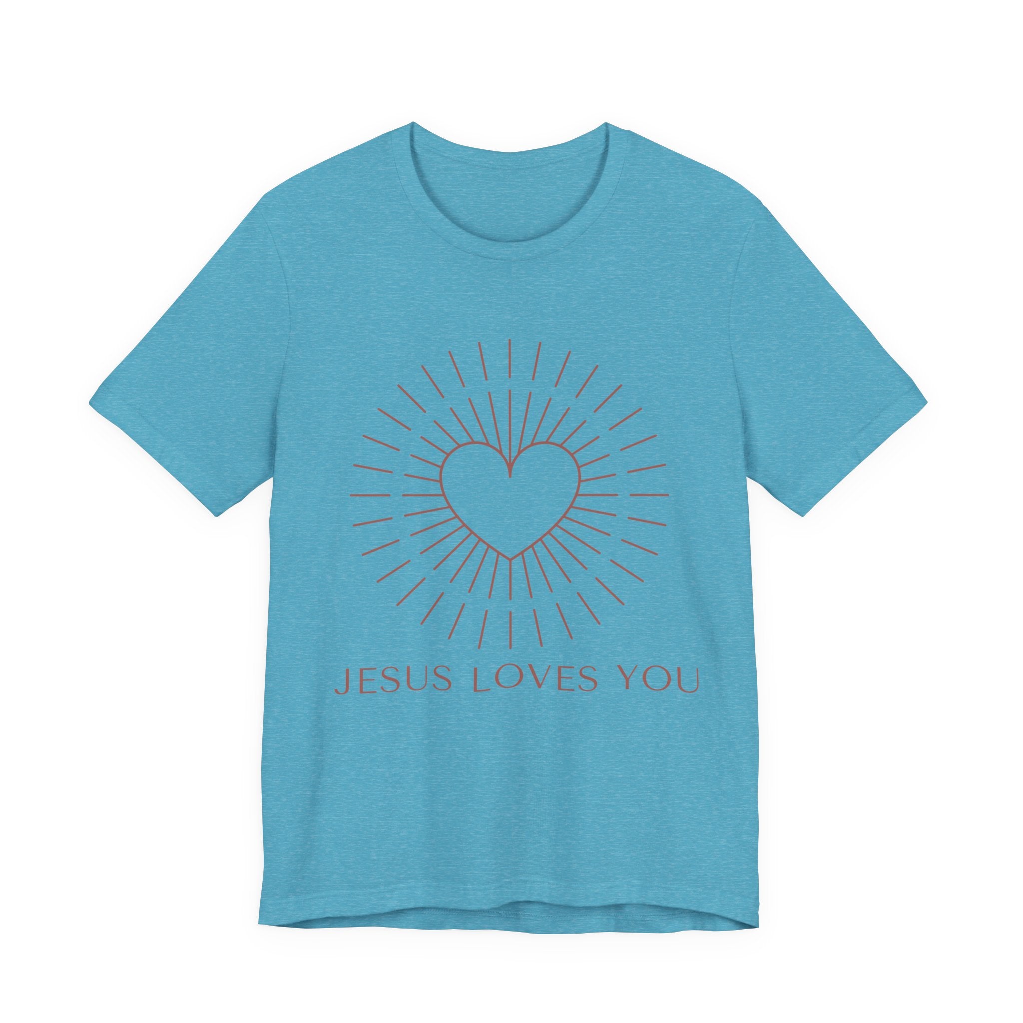 Jesus Loves You Heart Tee