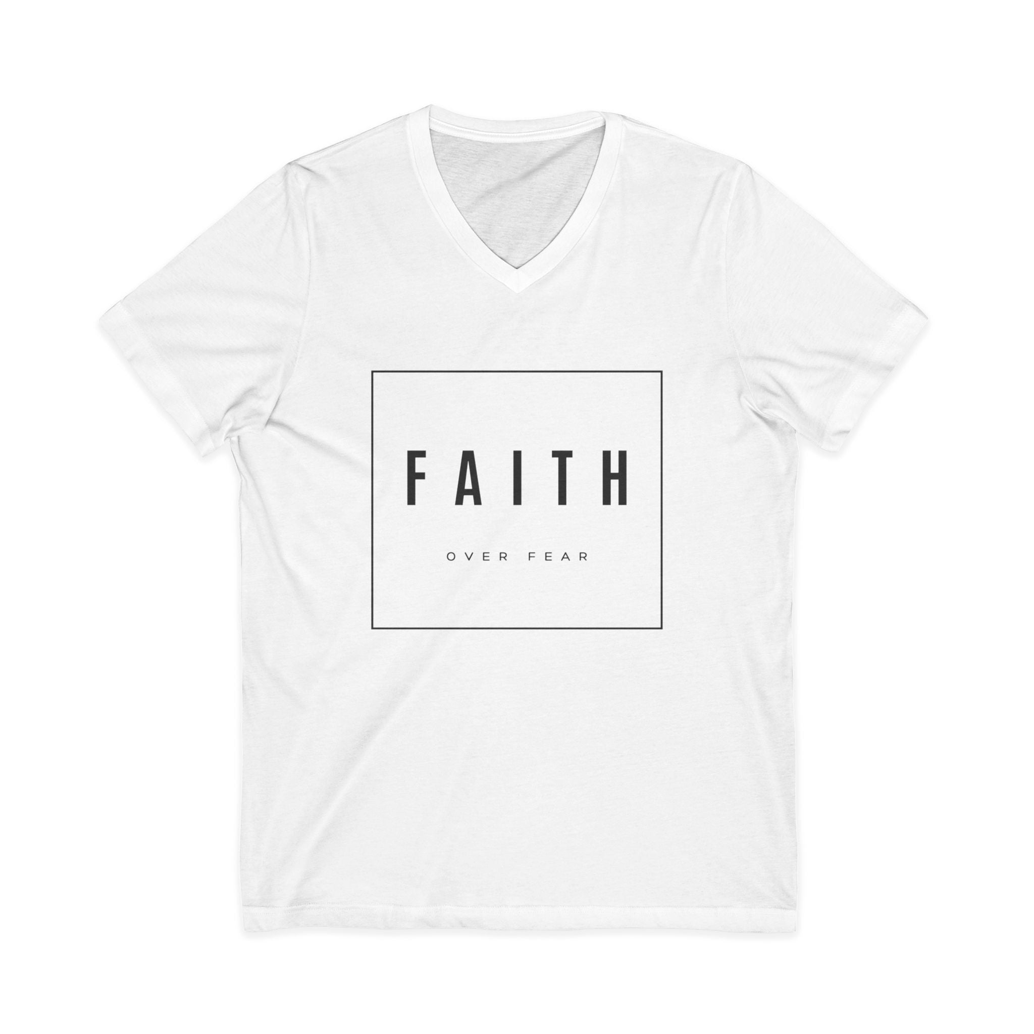 Faith Over Fear V-Neck Tee