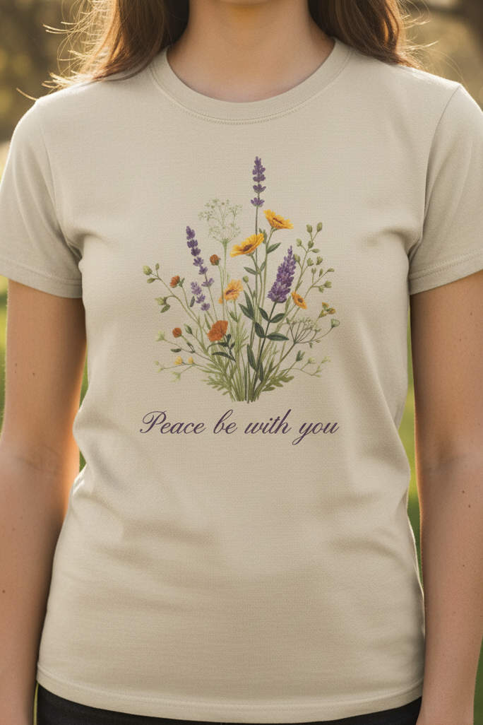 Peace be with you: Cotton Tee