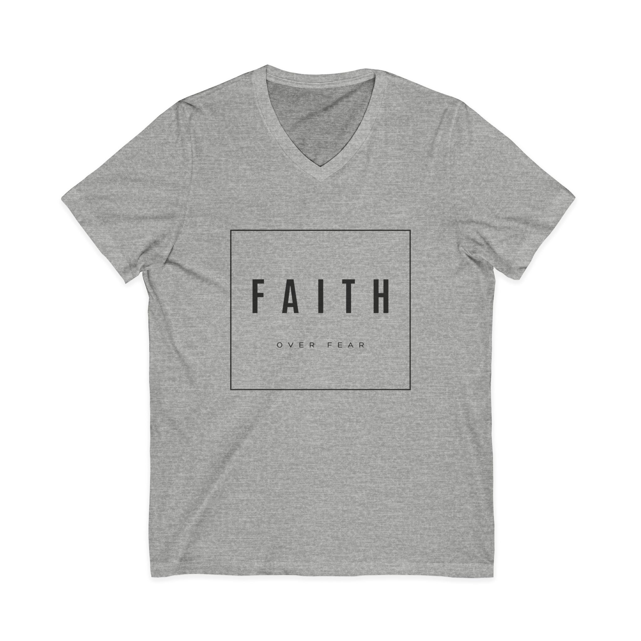 Faith Over Fear V-Neck Tee