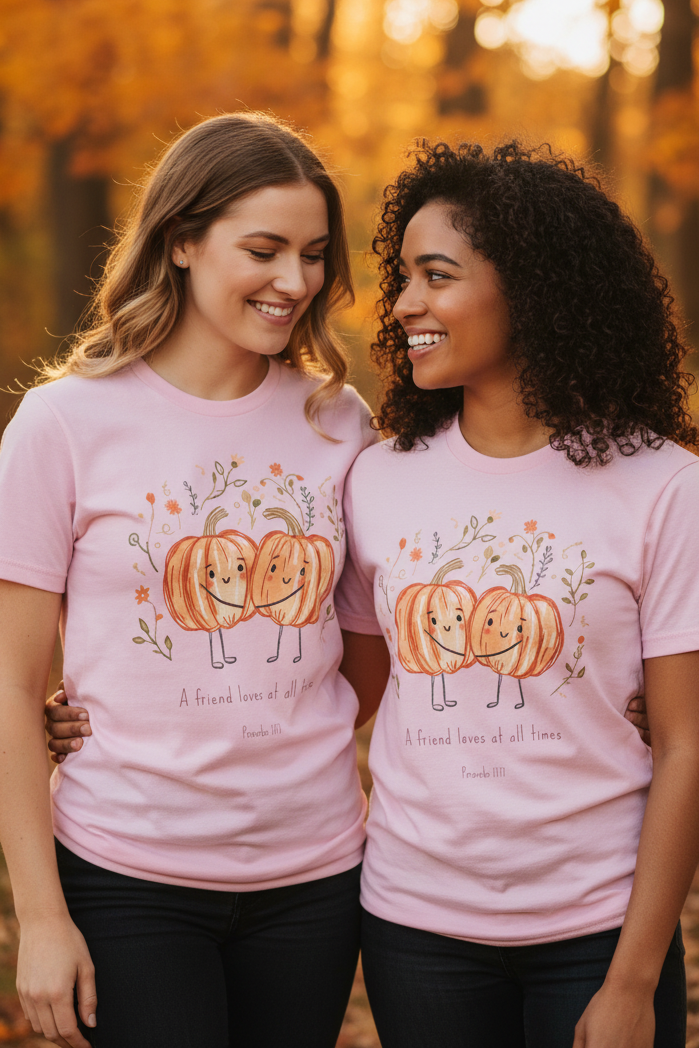 Proverbs 17:17 Pumpkins Tee