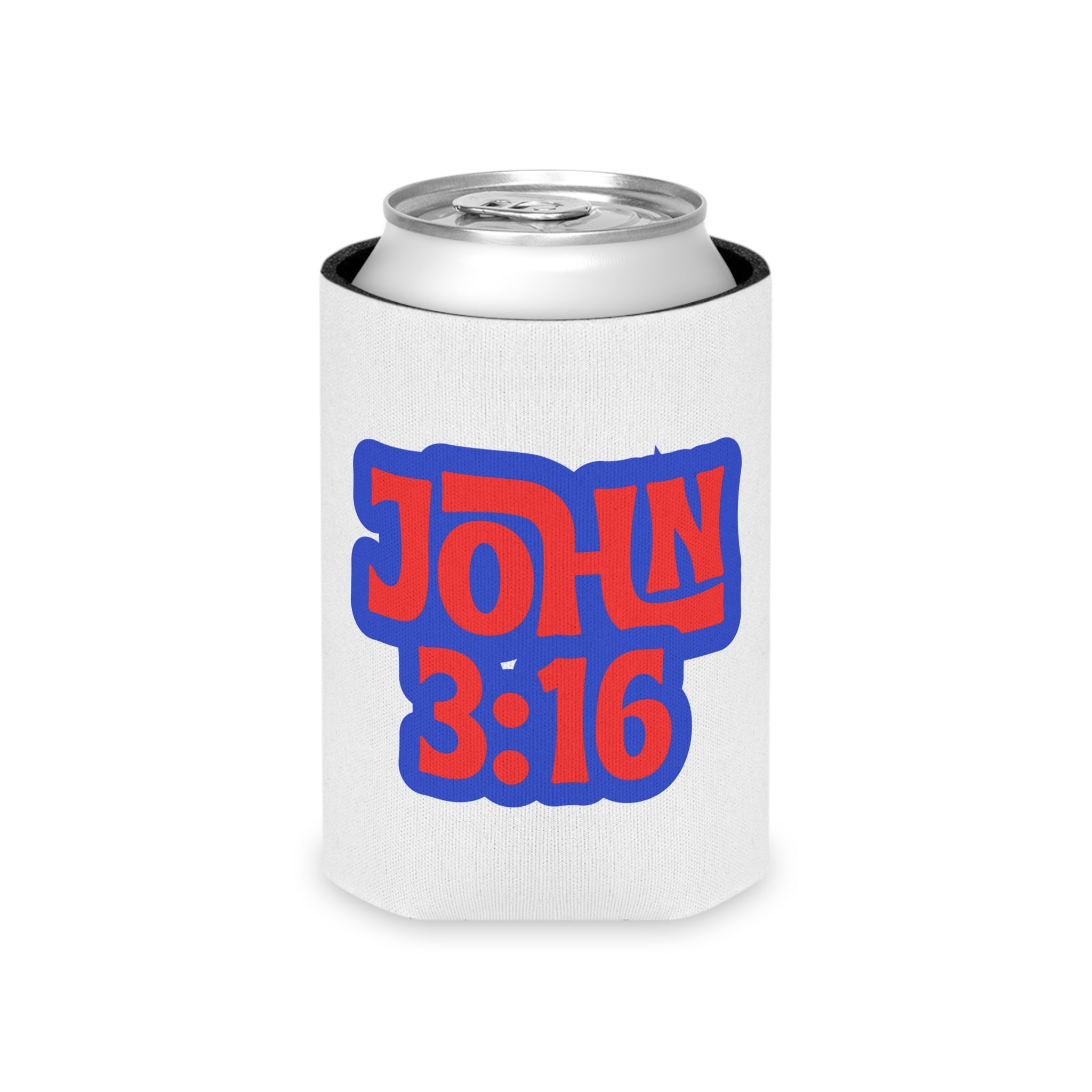 John 3:16 Can Cooler – Christian Faith Beverage Koozie