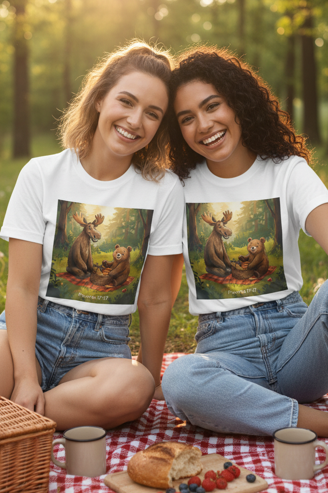 Proverbs 17:17 Animal Friend Tee
