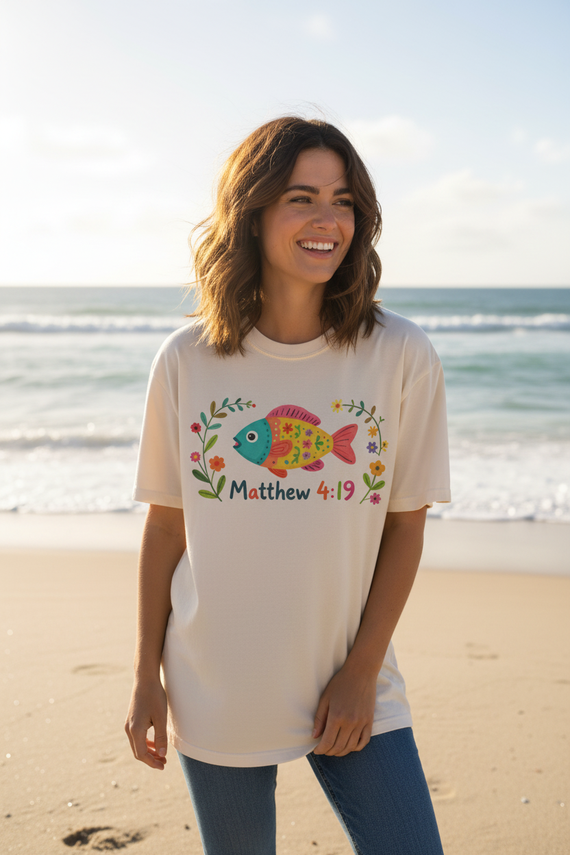 Matt 4:19: Comfort Colors Tee