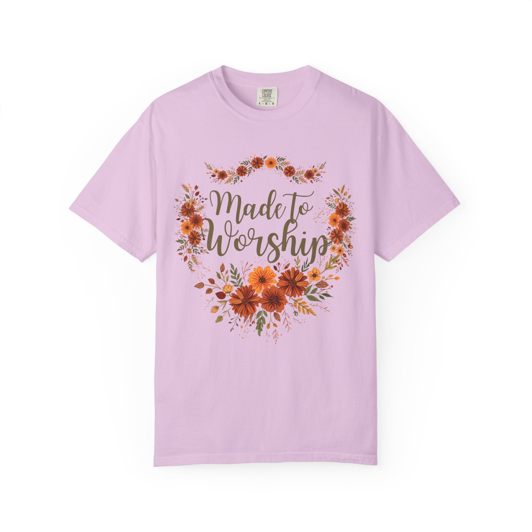 Made to Worship: Fall Comfort Colors Tee