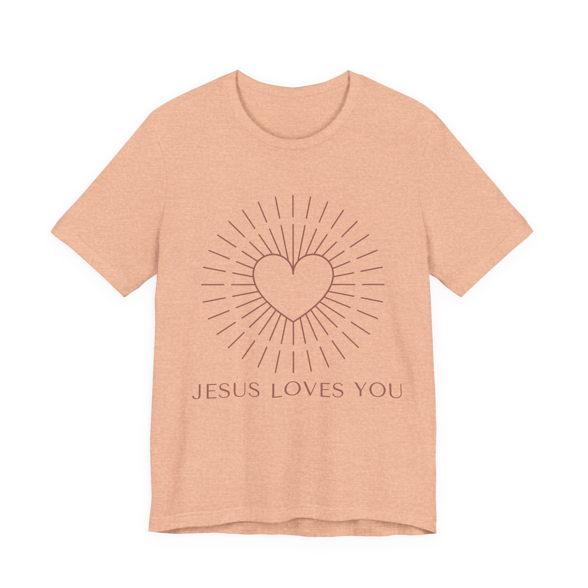 Jesus Loves You Heart Tee