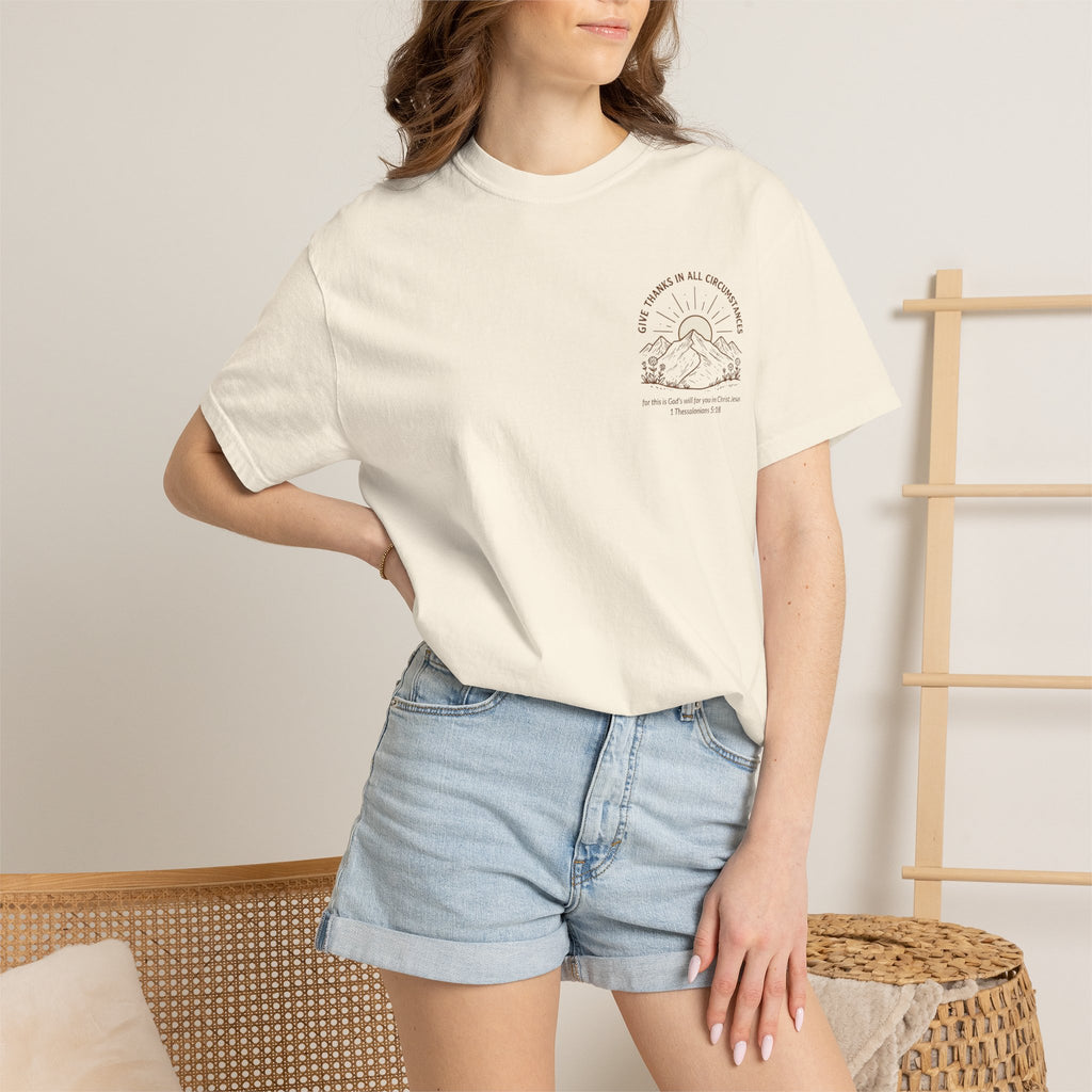 Give Thanks: Comfort Colors Tee