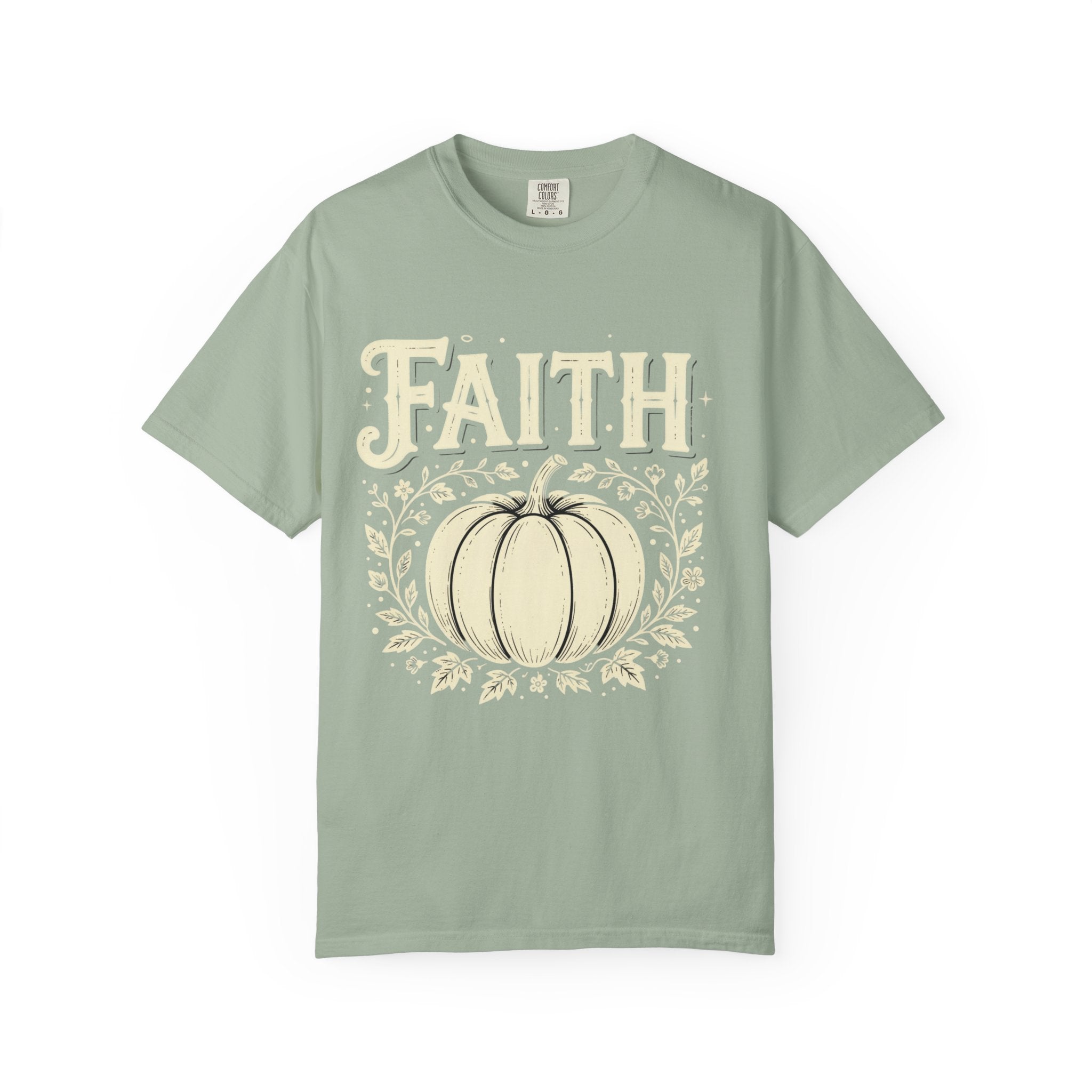 Faith + Pumpkin: Comfort Colors Tee
