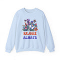 Rejoice Always Floral Sweatshirt