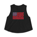 Americana Flag Women's Crop Top