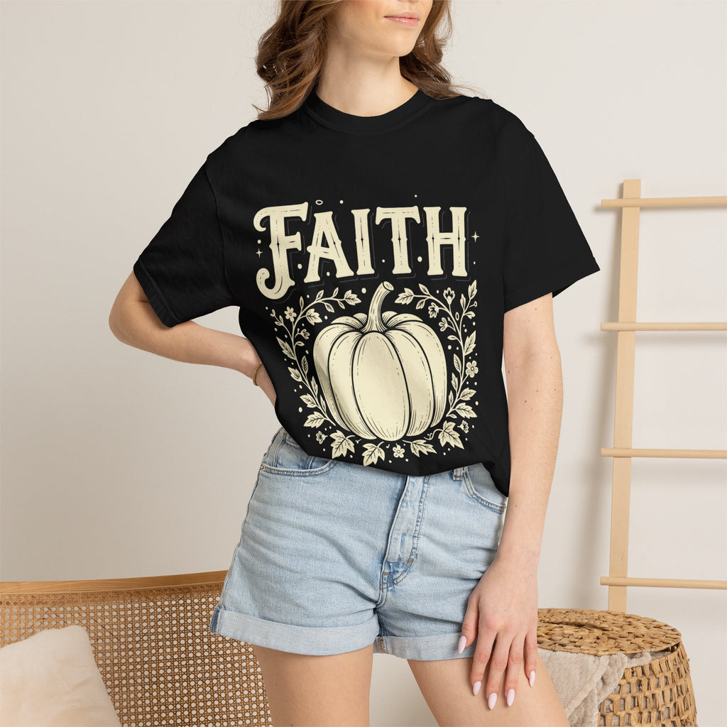 Faith + Pumpkin: Comfort Colors Tee