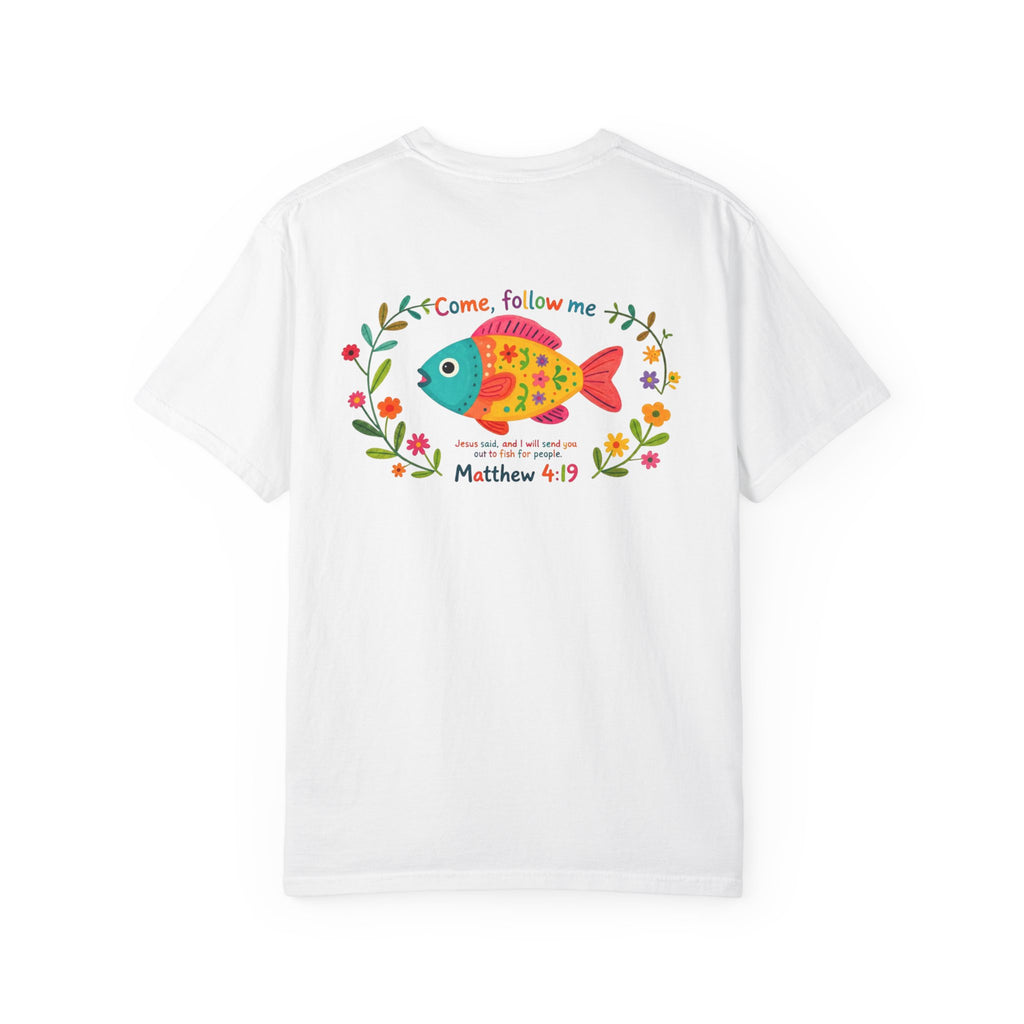 Matt 4:19 Double sided Tee