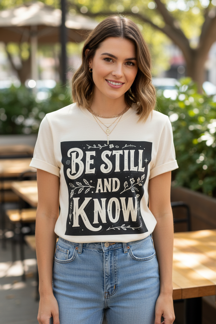 Be Still: Comfort Colors Tee