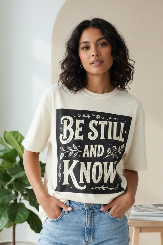 Be Still: Comfort Colors Tee