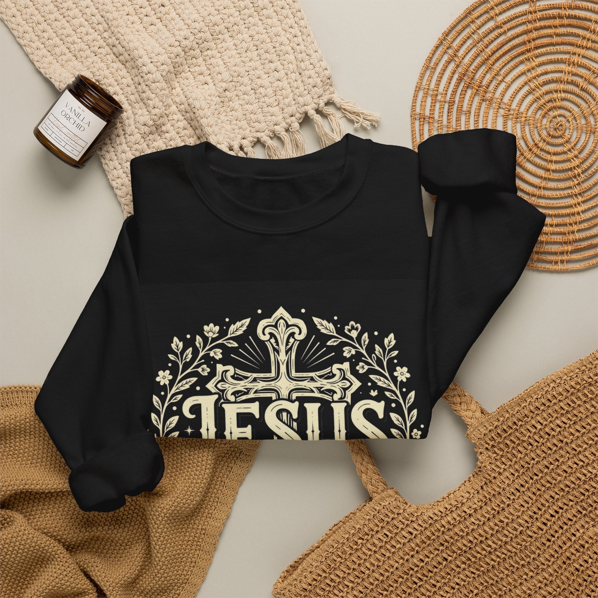 Jesus Saves: Crewneck Sweatshirt