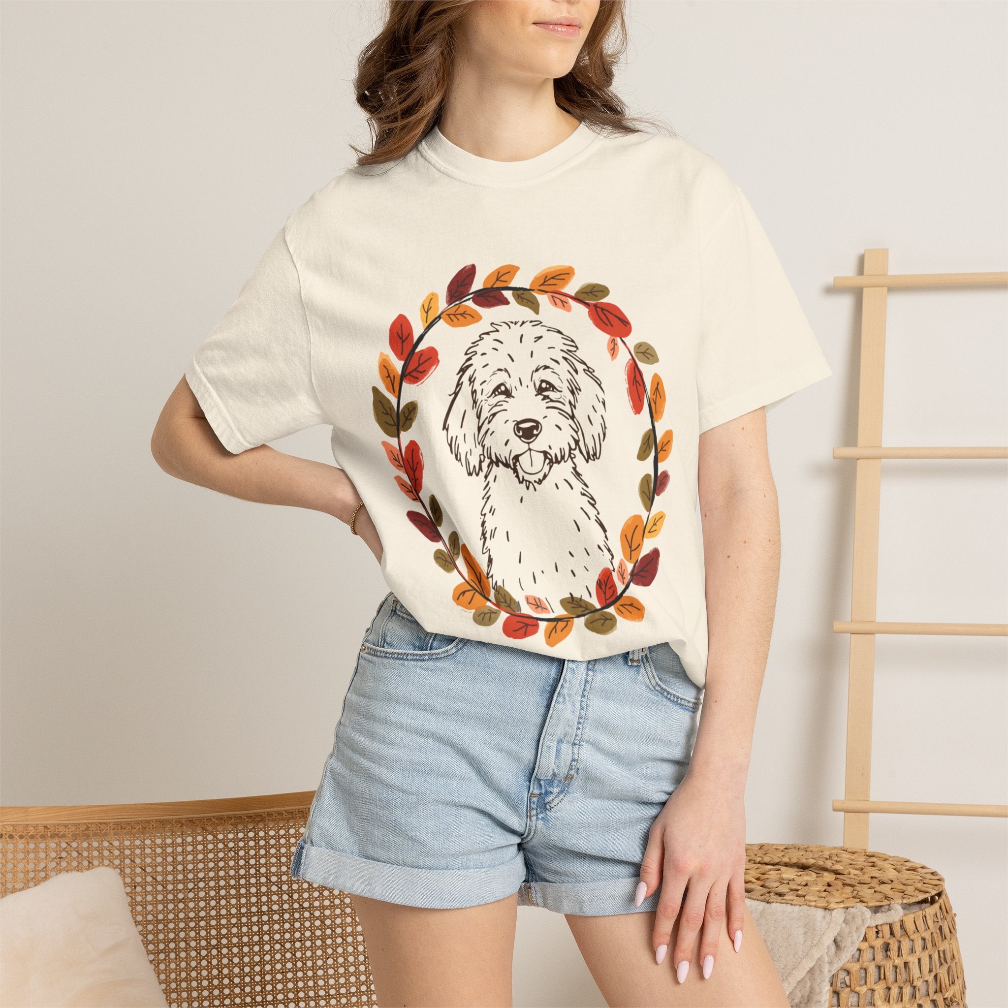 Rejoice Fall Dog: Comfort Colors Tee