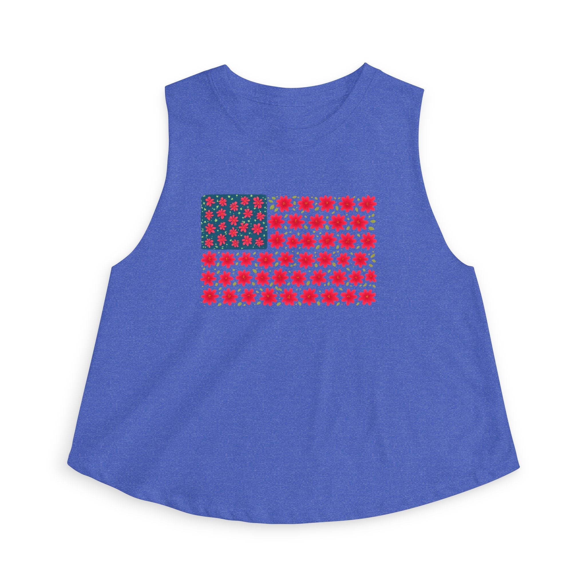 Americana Flag Women's Crop Top