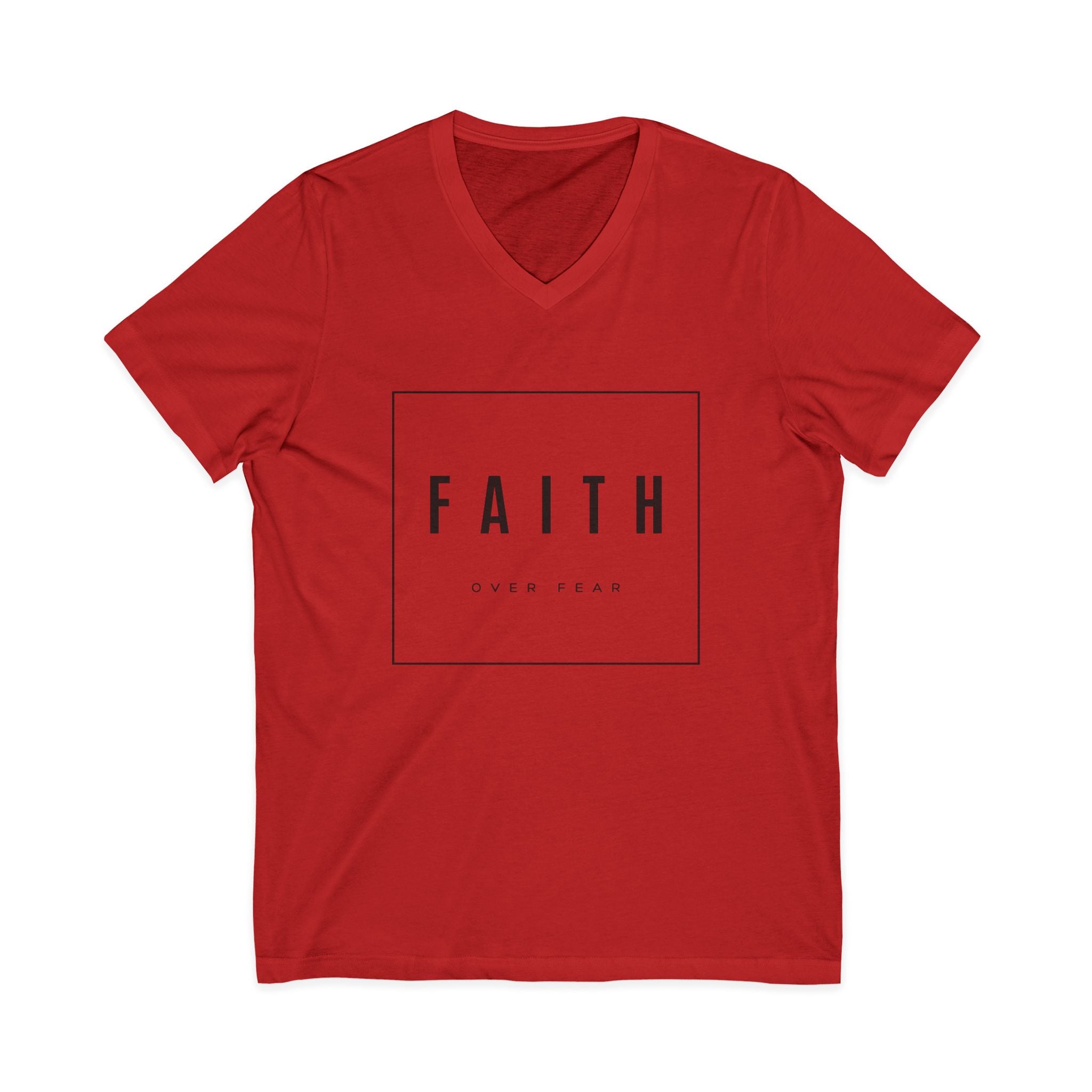 Faith Over Fear V-Neck Tee