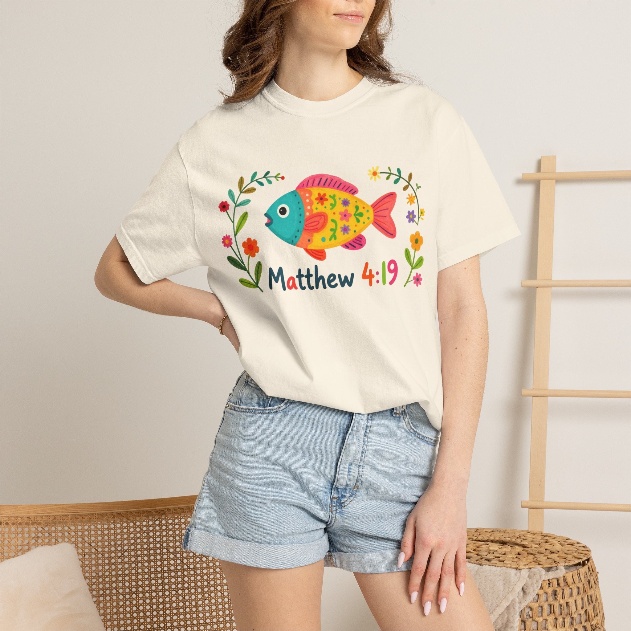 Matt 4:19: Comfort Colors Tee
