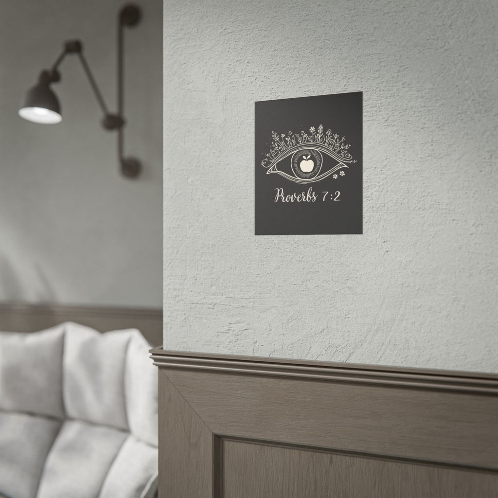Proverbs 7:2 Apple of my eye: Rolled Posters