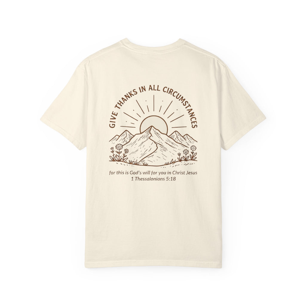 1 Thessalonians 5:18 Sunbeam: Comfort Colors Tee