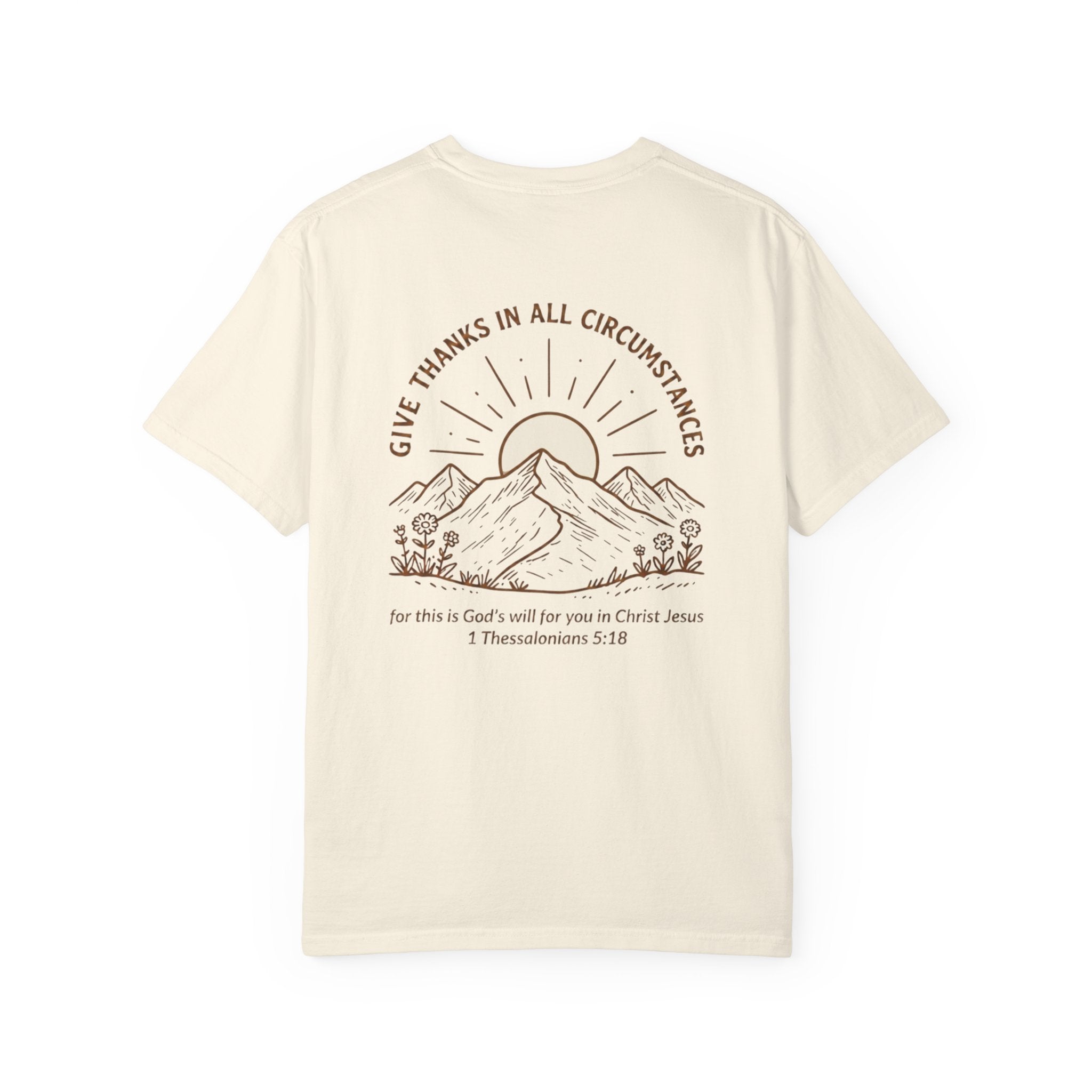 1 Thessalonians 5:18 Sunbeam: Comfort Colors Tee