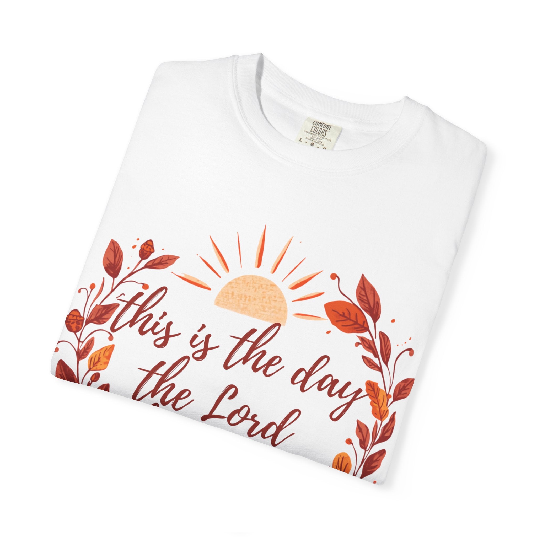 Psalm 118:24 Comfort Colors Fall Tee