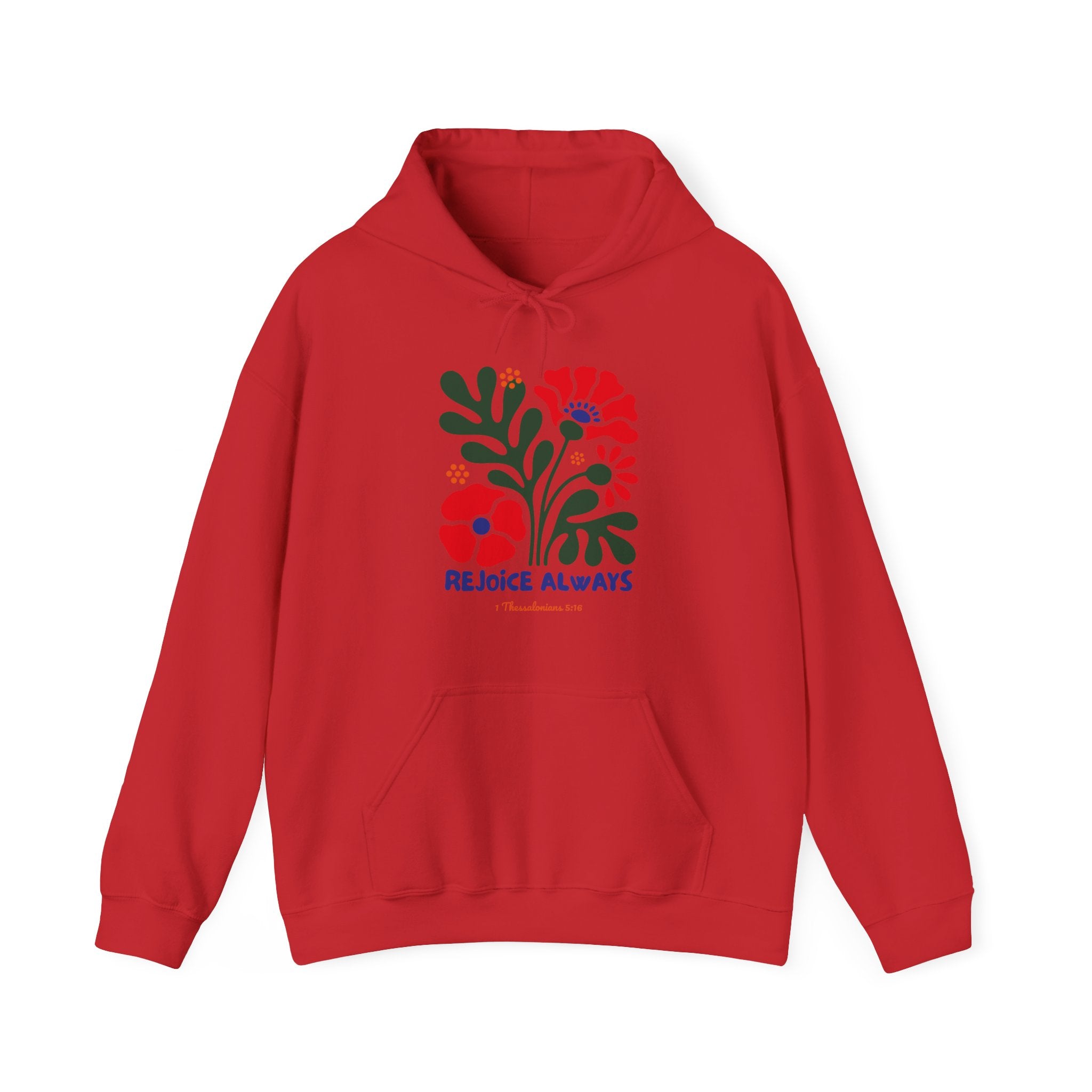 Rejoice Always Floral Hoodie