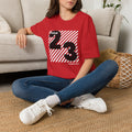 Psalm 23 Graphic T-Shirt — Modern Striped Faith Tee