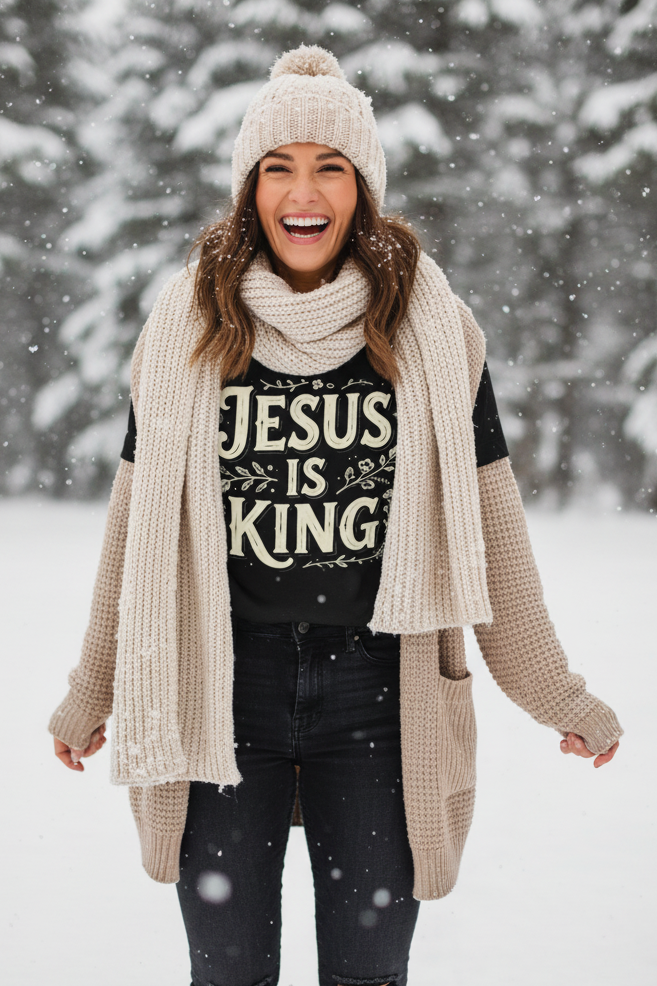 Jesus is King: Comfort Colors Tee
