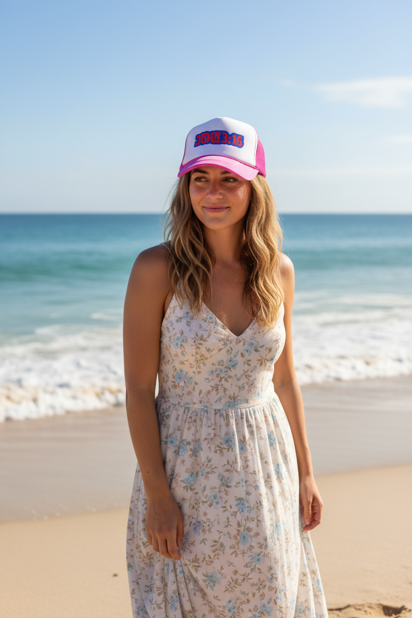 John 3:16 Trucker Cap Groovy