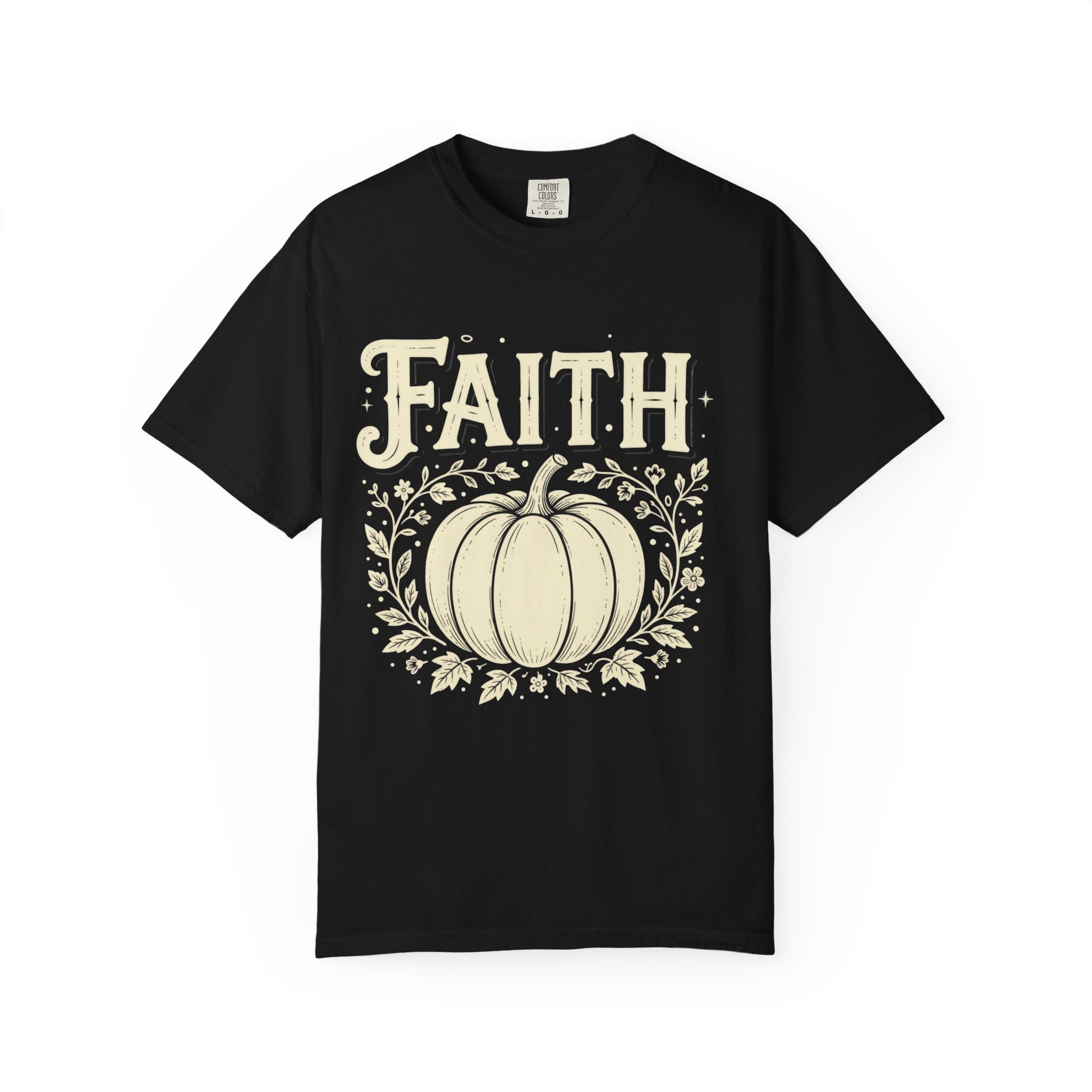 Faith + Pumpkin: Comfort Colors Tee