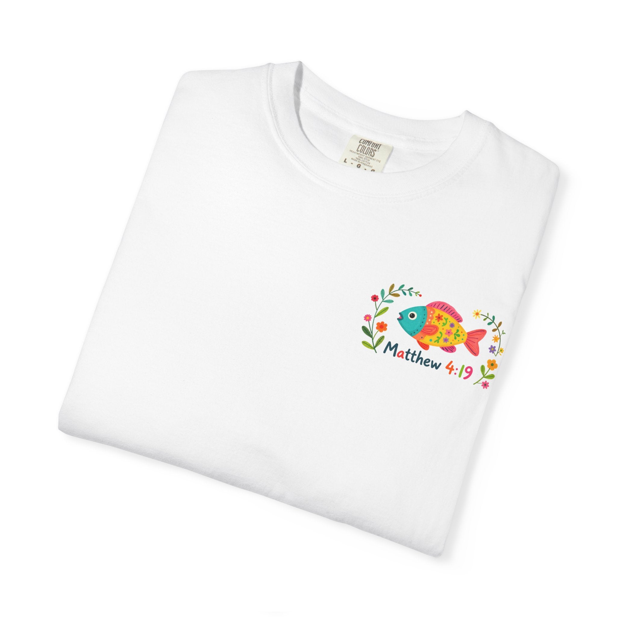 Matt 4:19 Double sided Tee