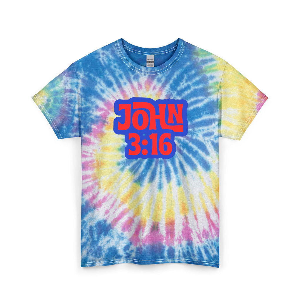 John 3:16 Tie Dye Cotton Tee