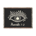 Proverbs 7:2 Woven Blanket