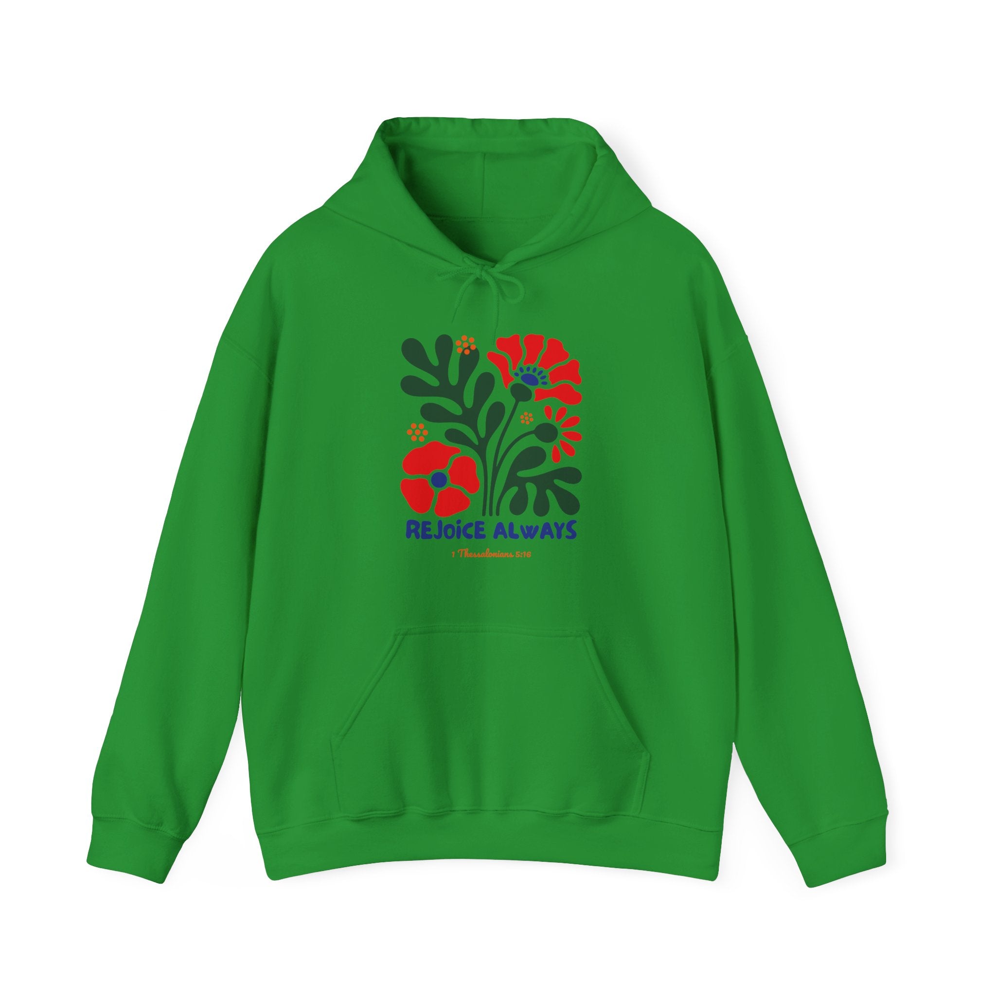 Rejoice Always Floral Hoodie
