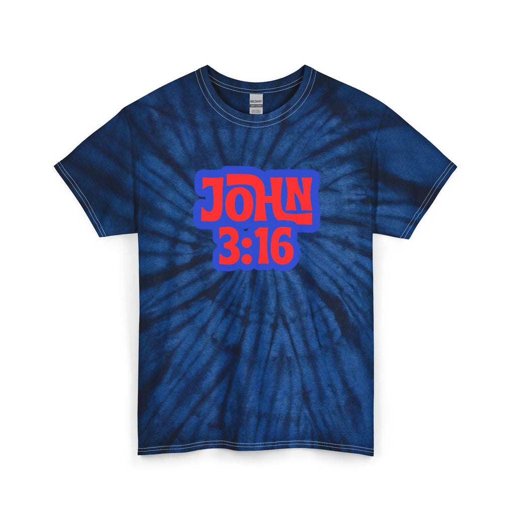 John 3:16 Tie Dye Cotton Tee