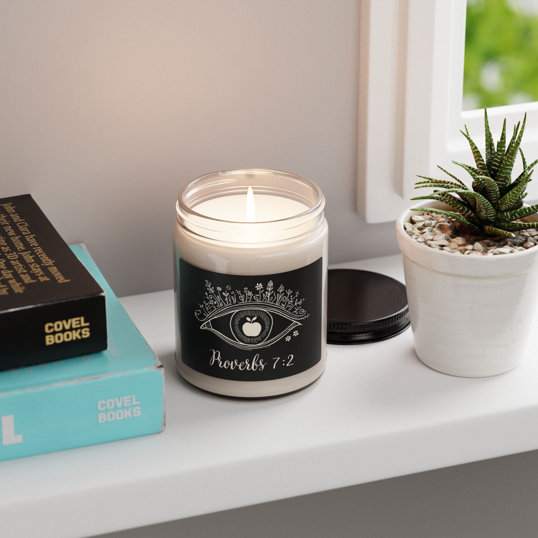 Proverbs 7:2 Apple of my eye: Scented Soy Candle, 9oz